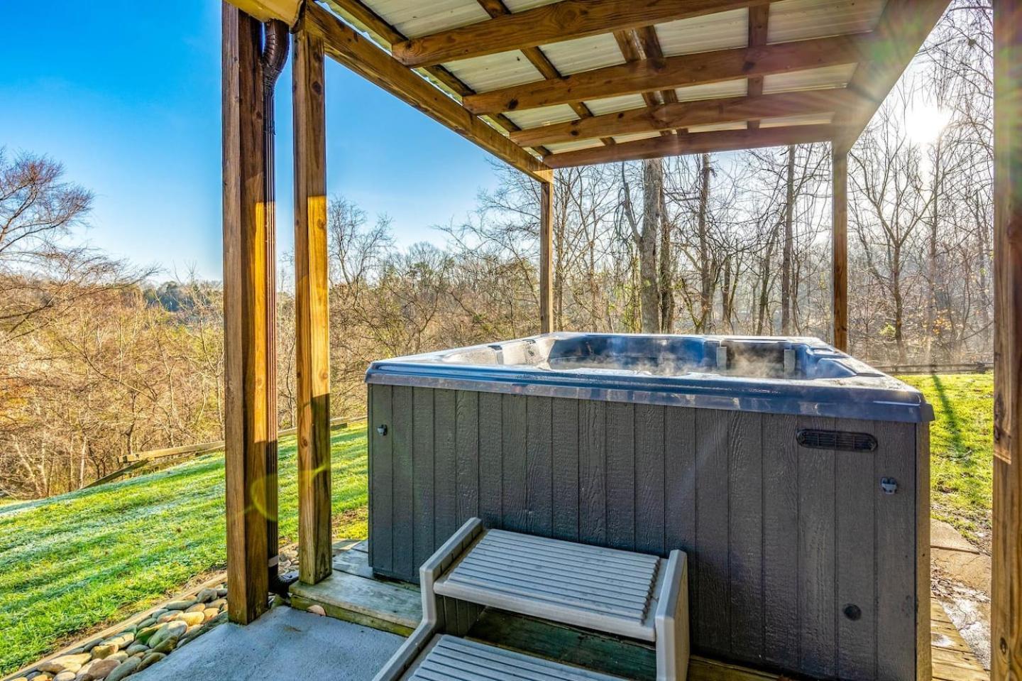 Dog Friendly! Views! Hot Tub! Close To Pf! Gsmnp سيفيرفيل المظهر الخارجي الصورة