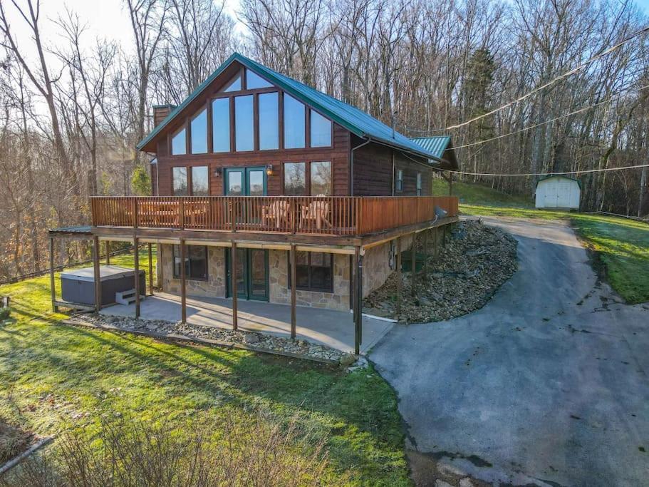 Dog Friendly! Views! Hot Tub! Close To Pf! Gsmnp سيفيرفيل المظهر الخارجي الصورة